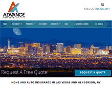 Tablet Screenshot of advancenv.com